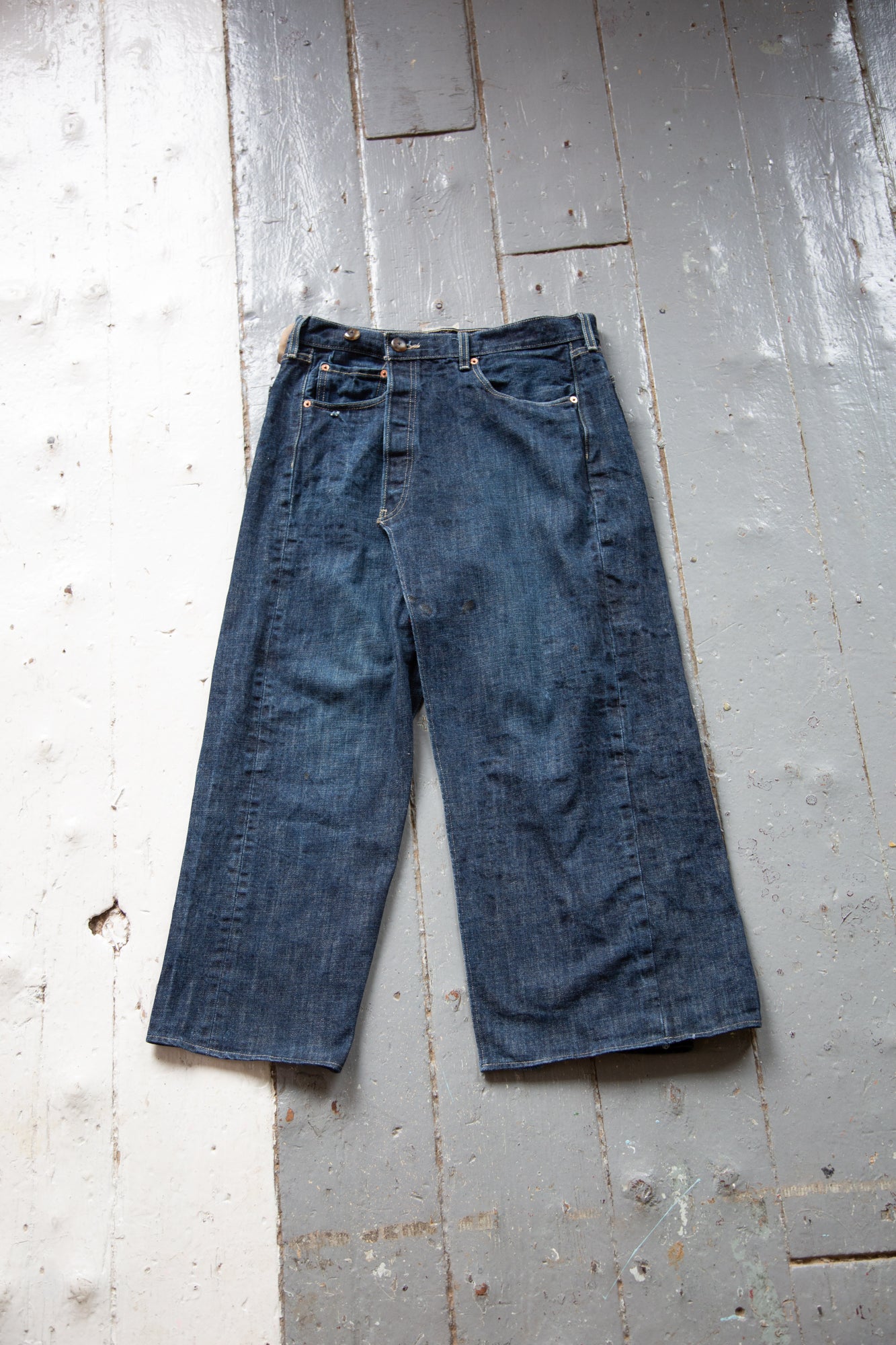 reconstructed Levi jeans