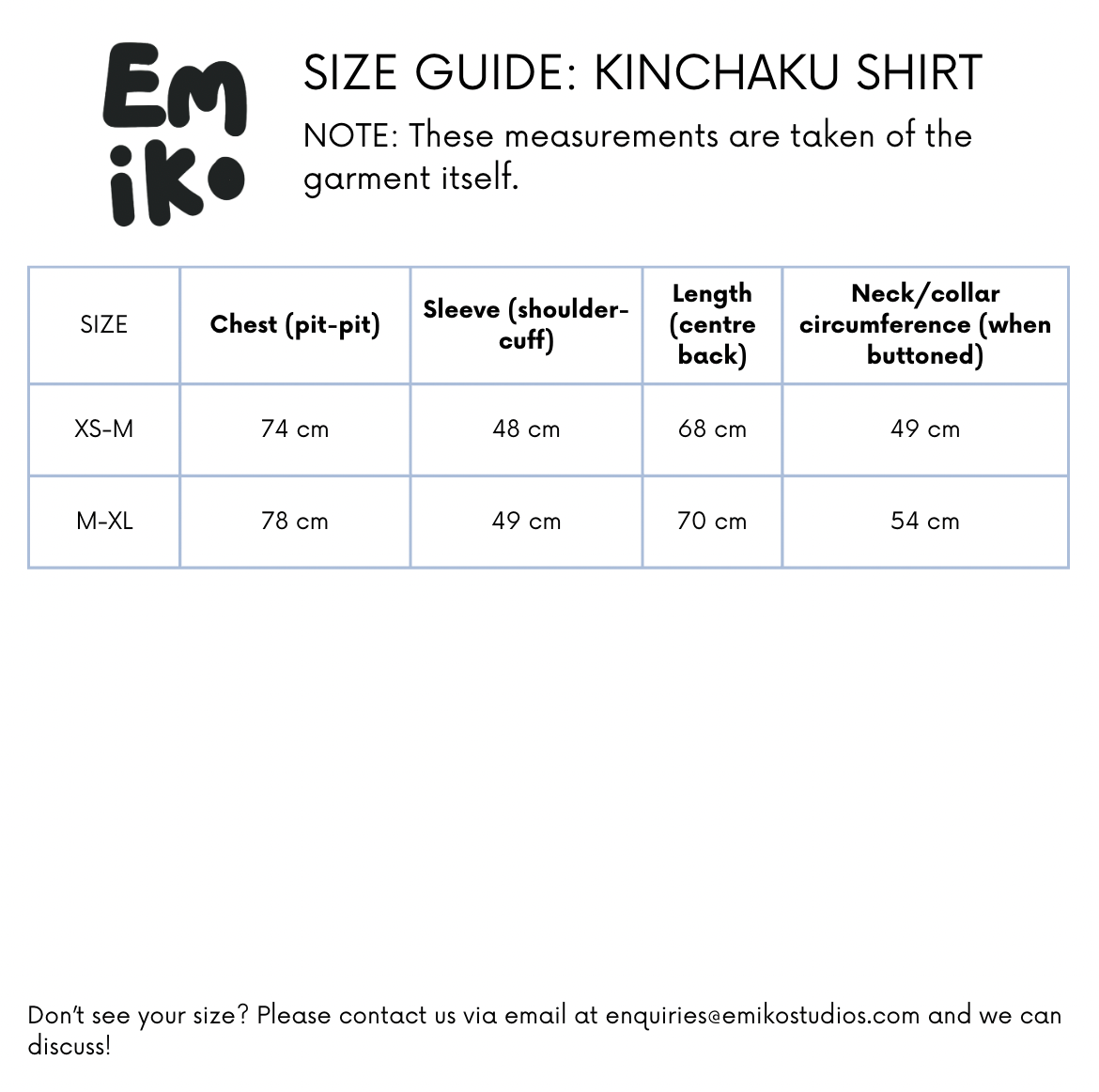 Kinchaku Shirt in Gingham