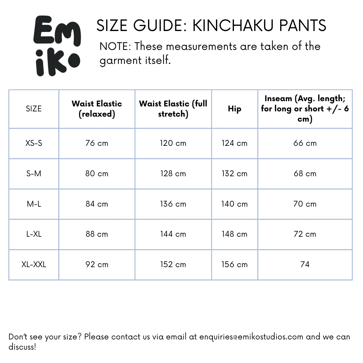 Kinchaku Pants in Gingham