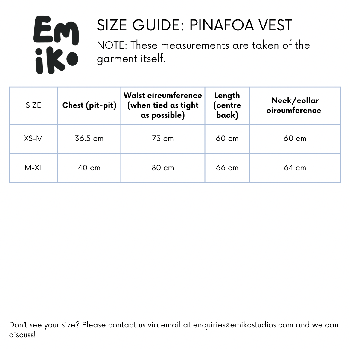 Pinafoa Vest in Black