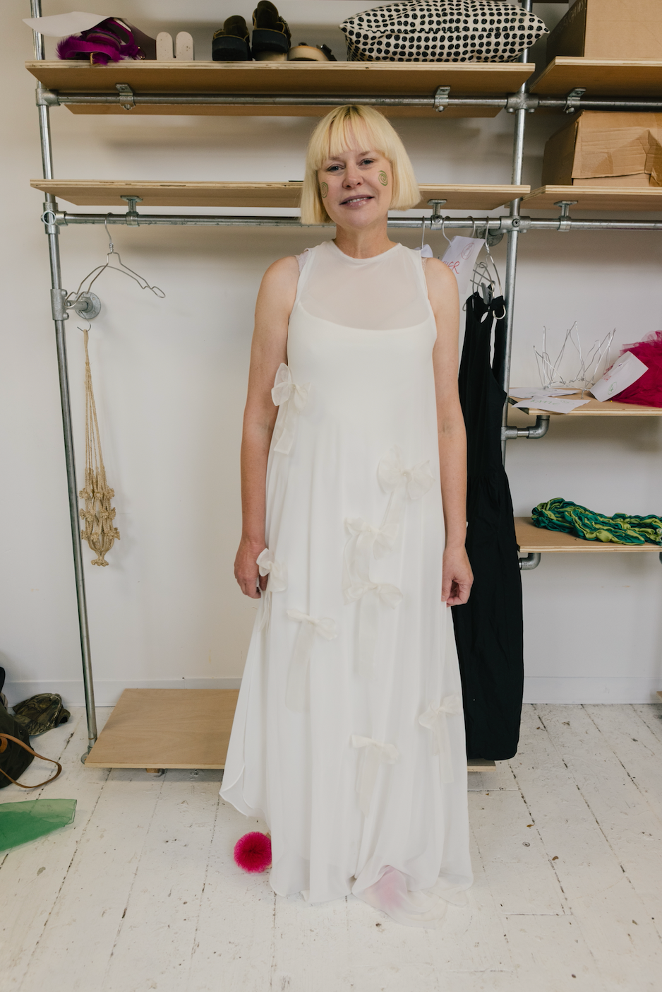 Ivory Bow Dress