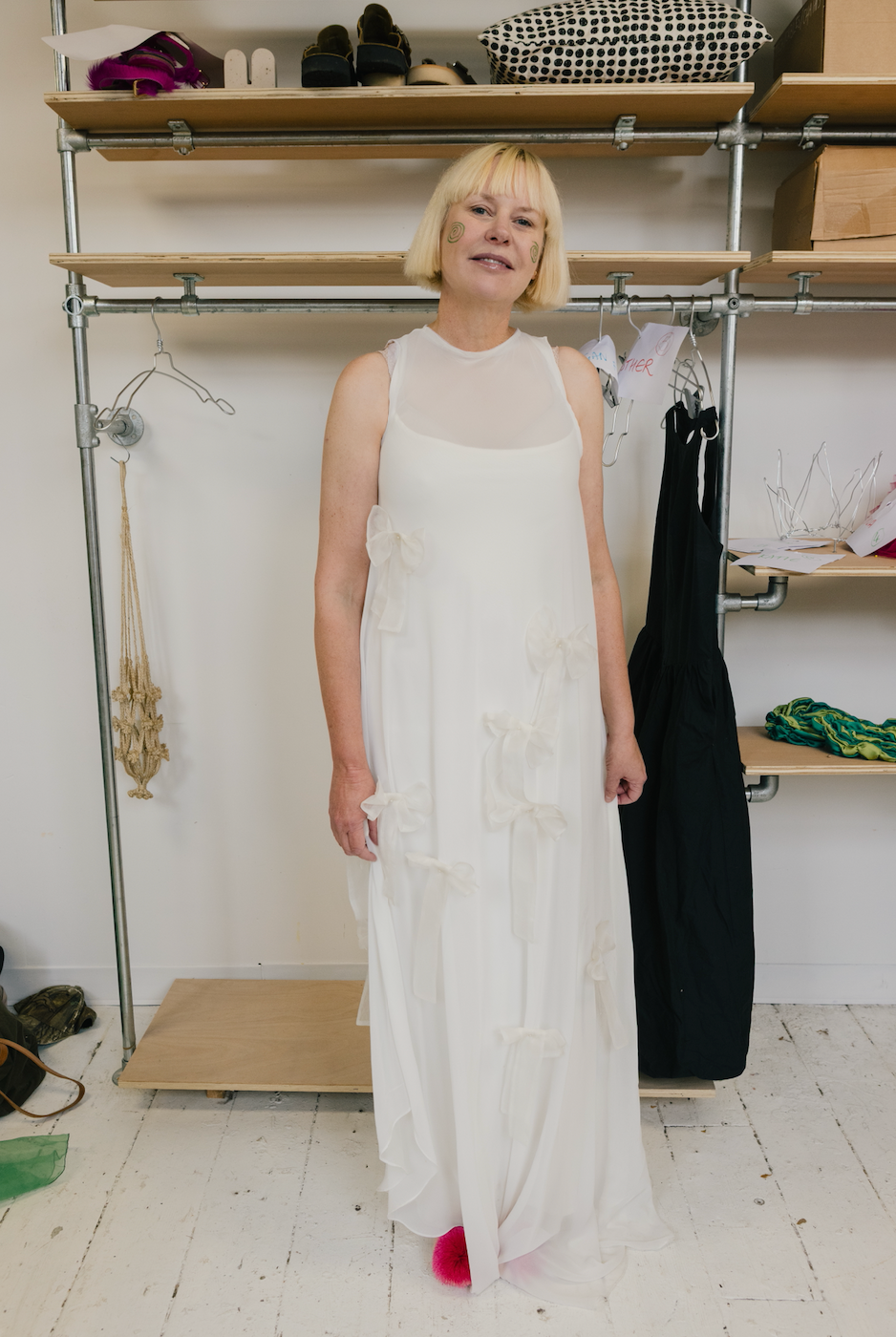 Ivory Bow Dress