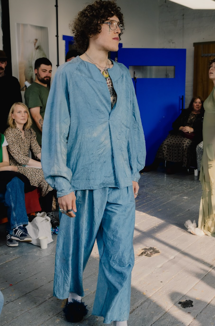 Blue Tie Die Suit