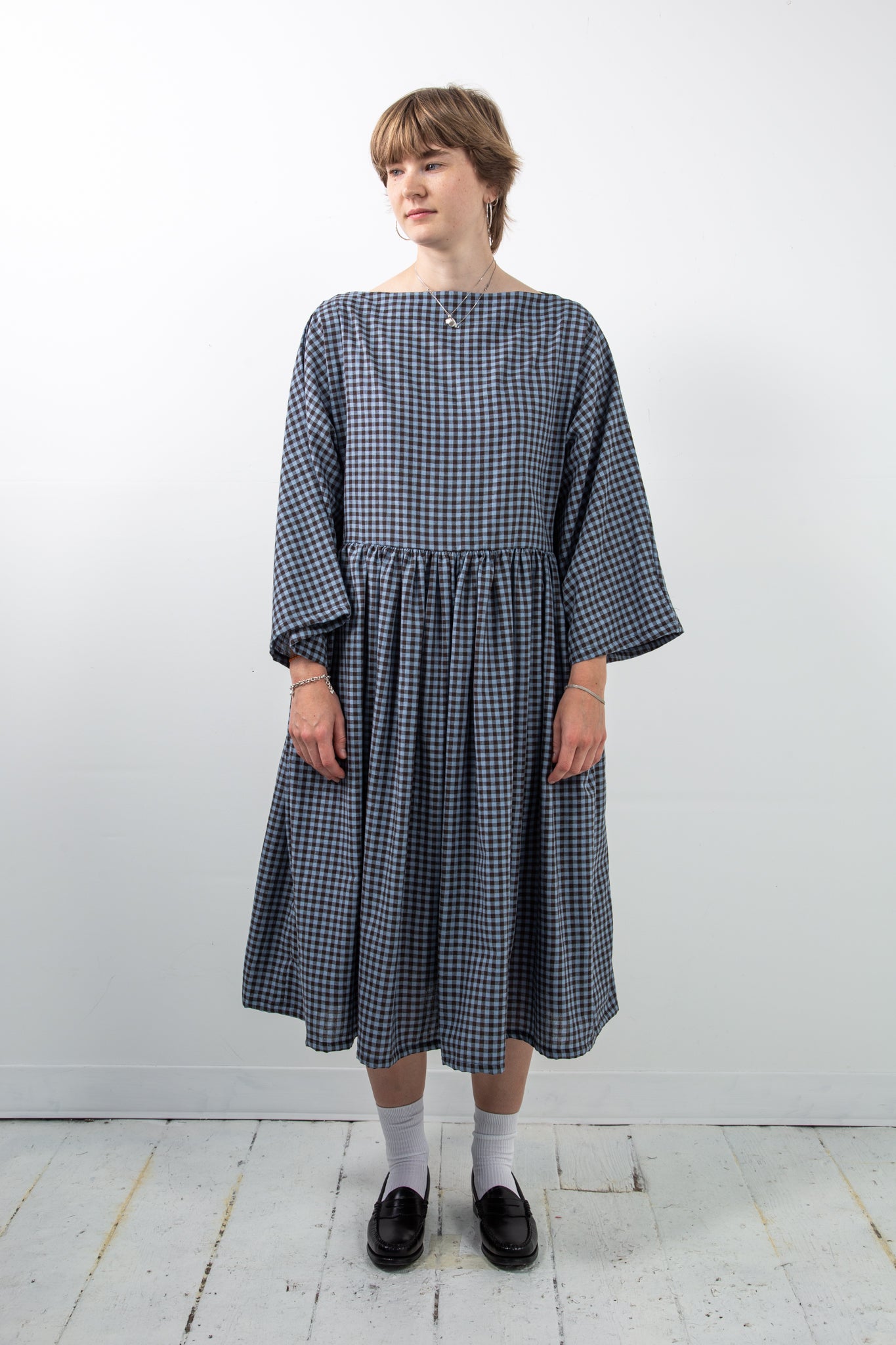 Limited Edition Long-Sleeve Gingham Dress