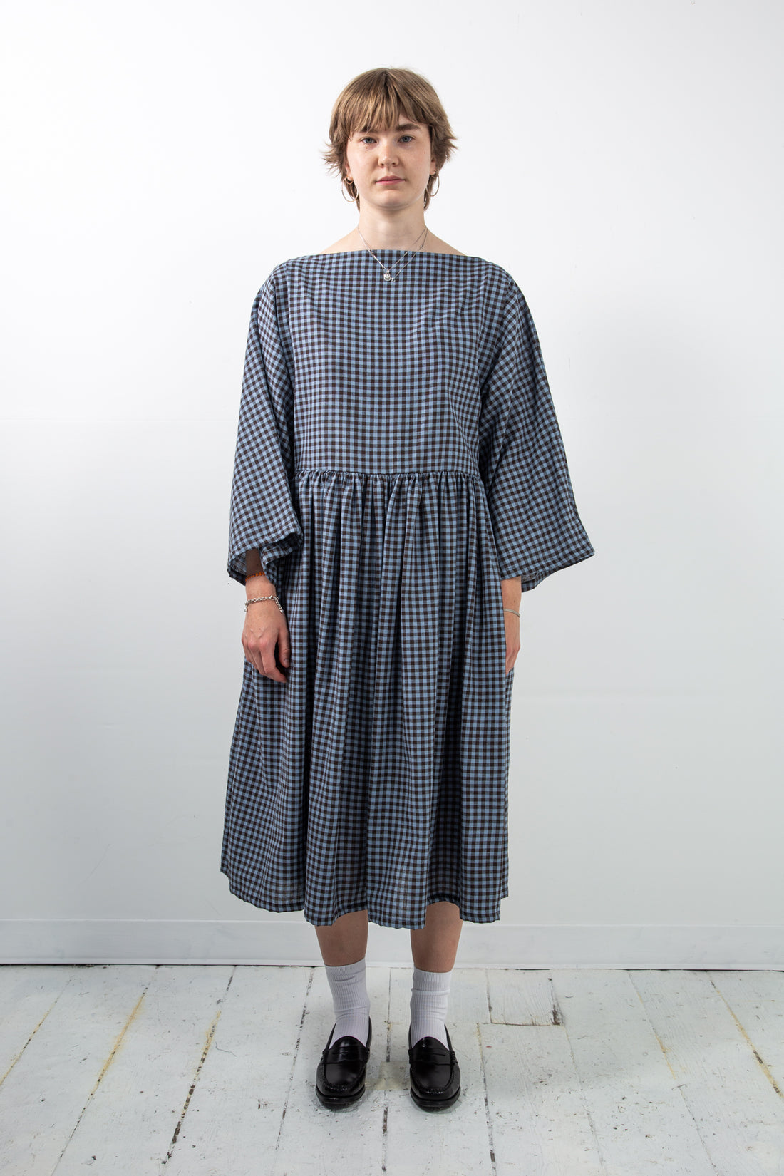 Limited Edition Long-Sleeve Gingham Dress