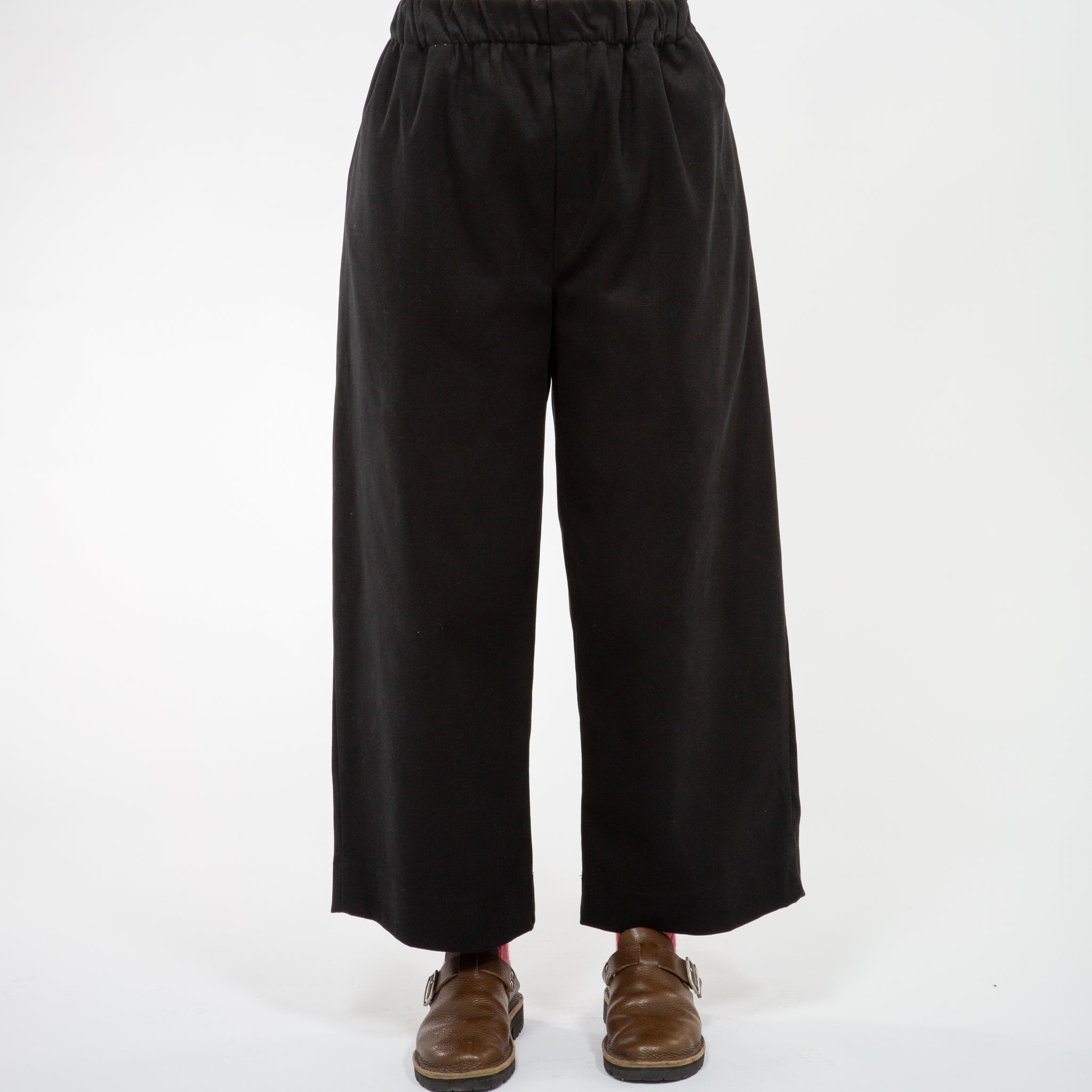 Sana Pants in Black Denim - Ready to Ship